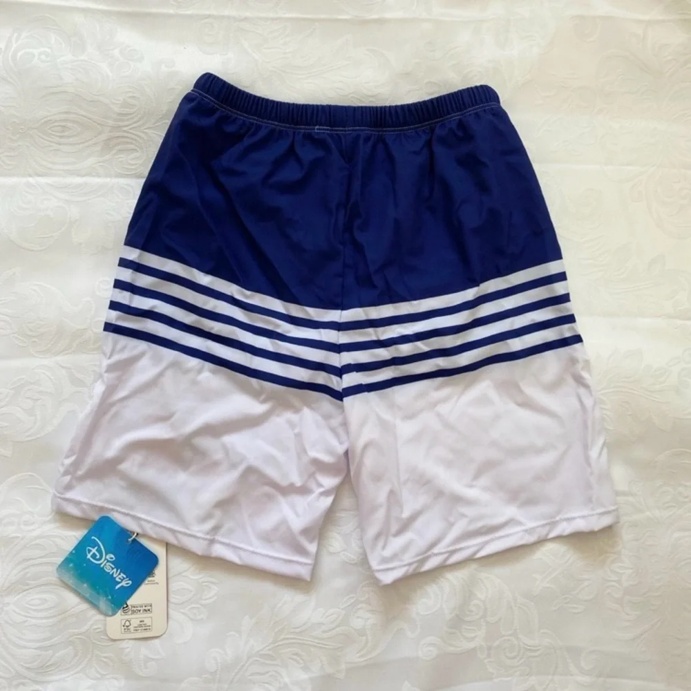 Disney Swimsuits for Boys - Mickey and Minnie Swimwear Blue Strip - Picture 7 of 8